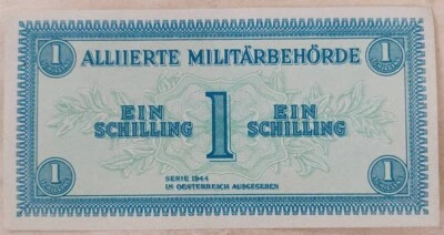 Austria 1 Shilling 1944 Pick 103b XF — 第 1/2 张图片