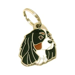 Dog name id tag Cavalier King Charles Spaniel, Personalized, Handmade, Charm - Picture 1 of 12