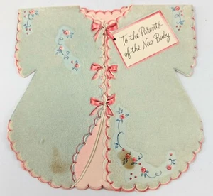 Parents of New Baby Greeting Card Hallmark Fuzzy - Picture 1 of 3