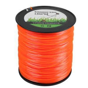 Spool Roll Commercial Nylon Trimmer Line Wire Cord 5lb .130 Square Orange Echo - Picture 1 of 8