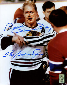 Bobby Hull Autographed 8x10 After A Fight Photo..Bobby Hull Authenticated!