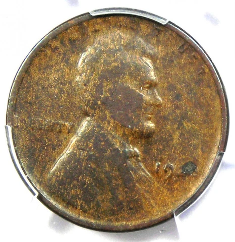 1922 No D "Plain" Strong Reverse Lincoln Wheat Cent Penny 1C - PCGS Fine Details Cover
