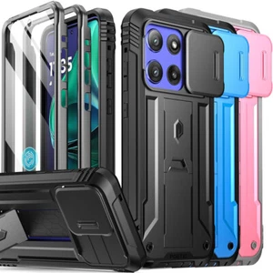 Custodia per Moto G Stylus 5G 2025 poetica schermo integrato e slide fotocamera cover - Foto 1 di 29