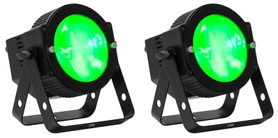(2) American DJ Dotz Par RGBL COB DMX 16x3.5 Watt LED Par Can Wash Lights - Image 1 of 4