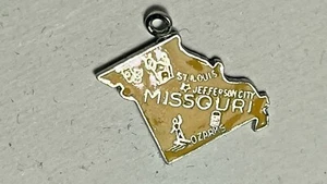 Marked Sterling Charm State of  Missouri - Picture 1 of 2