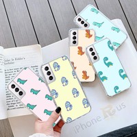 For Samsung Models S21 S20 FE S20 A21s A12 A52 Dinosaur GEL Phone Case Cover 107
