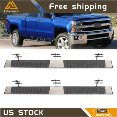 6" Running Boards For Dodge Ram 1500 Quad Cab 2019-2023 Nerf Bars Side Step - Image 1 of 4