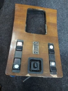 Mercedes Benz w126 Zebrano Shifter Center Console Wood & Switches Years '81-'85 - Picture 1 of 6