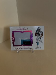 2018 Panini Flawless D.J Moore 3 Color Jumbo Patch 13/15