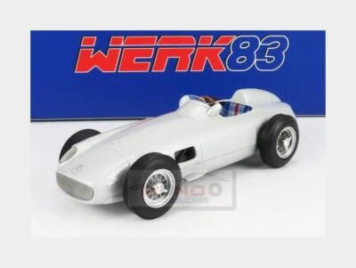 1:18 WERK83 Mercedes Benz F1 W196 #0 Plain Body 1954 Silver W1801801 - Immagine 1 di 2