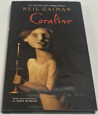 Coraline 1st Edition Hardcover Book Neil Gaiman Harper Collins Foto 1 de 4