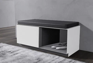 Sitzbank ARCTIC Open Storage Rechts Weiß Softtouch  - Bild 1 von 5