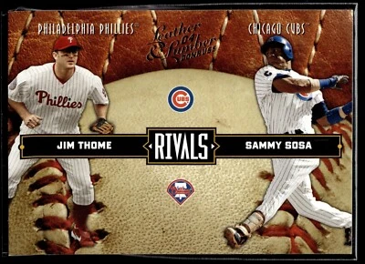2004 Leather and Lumber Rivals #40 S.Sosa/J.Thome 1354/2499 - Image 1 of 2