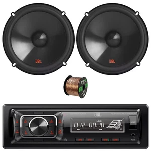 JBL Single-DIN Bluetooth FM USB/AUX Radio SD, 2x Altavoces Componentes 6.5" 250W - Imagen 1 de 5