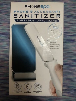TZUMI PHONE SPA Celular e Acessório Desinfetante Portátil (Branco) UV-C NOVO - Imagem 1 de 3