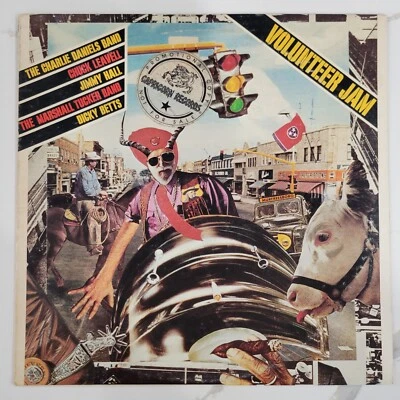 Various - Volunteer Jam Vinyl LP - 1976 First Press - Capricorn CP 0172 - Image 1 of 4