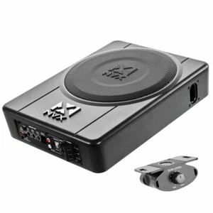 NVX QBUS10P 200W RMS 10" Under Seat Amplified Ported Car Audio Subwoofer System - Picture 1 of 10