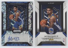 2018-19 Panini Prizm Fast Break Jacob Evans III #FR-JEV Rookie Auto RC