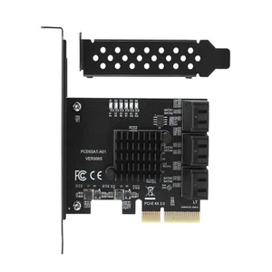 6 Port PCI-E Expansion Card Board Adapter PCI-E x4x8x16 6G SATA3.0 For ASMedia f - Picture 1 of 9