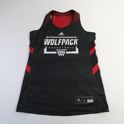 NC State Wolfpack adidas Practice Jersey - Basketball Men's Black/Red New Cover