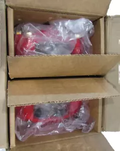 Power Stop Front S2984 Pair of High-Temp Red Powder Coated Calipers New Open Box - Foto 1 di 6