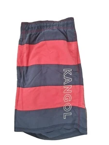 Men’s Kangol Swimming Shorts In Red/Black - Vintage 90s/00s - Size XL - Surfer - Picture 1 of 4