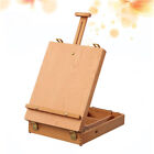  Wooden Table Box Easel Adjustable Desk Drawing Easel Painting Storage Box