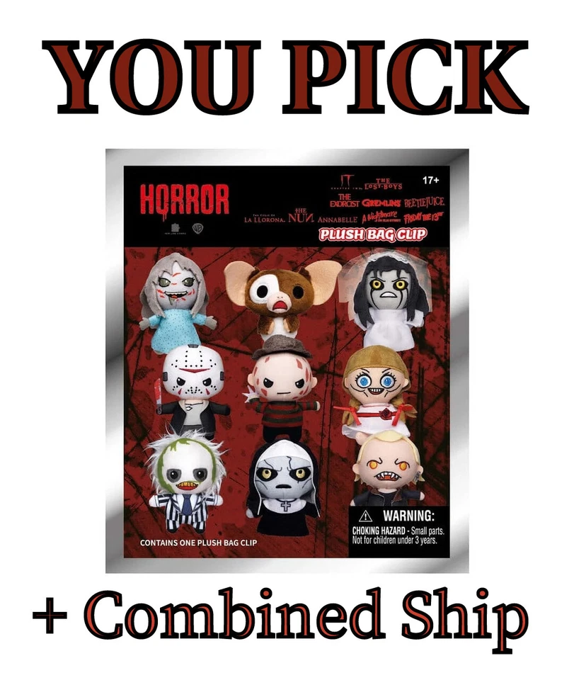 Monogram Horror Properties 毛绒包夹 独家可挑选 + 组合发货 — 第 1/1 张图片