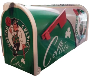 BOSTON CELTICS iRISH CUSTOM MAiLBOX~JERSEYS~HATS~HELMETS - Picture 1 of 4