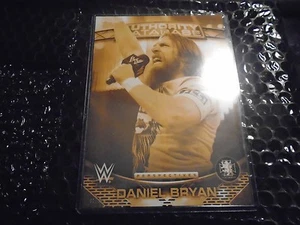 2016 Topps WWE Authority 5x7 Perspectives Gold  /10  Daniel Bryan  #18A - Picture 1 of 4