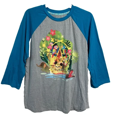 Camiseta de béisbol Joey Chou de los parques de Disney patrón Mickey Jungle Cruise Tiki encantado Foto 1 de 4