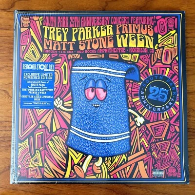 SOUTH PARK 25th ANNIVERSARY CONCERT Vinyl RSD Record Store Day RUSH WEEN PRIMUS! Foto 1 de 4
