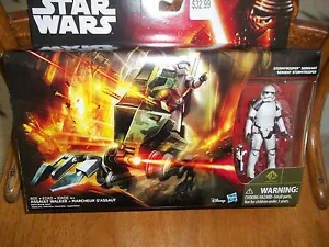 Star Wars Force Awakens Assault Walker and Stormtrooper Sergeant New - Picture 1 of 1