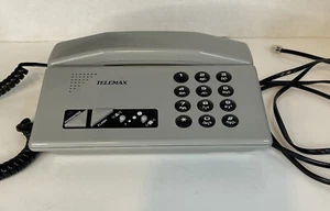 Telemax Desk Speakerphone Pushbutton Handsfree Button Volume Control & Cord - Picture 1 of 11
