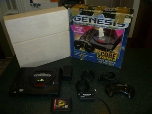 Sega Genesis Model 1 Console/System In Original Box + Real Monsters - Picture 1 of 4