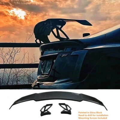 For Cadillac CT5 2020-2024 Painted Trunk Spoiler Wing V-Style Universal 56x8.7'' Foto 1 de 4