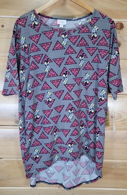 NUEVO CON ETIQUETAS LULAROE Disney Irma Minnie Mouse Camisa Estampada por Todas Partes Top Mujeres Mediana Foto 1 de 4