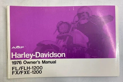 Harley-Davidson 1976 FL/FLH-1200 FX/FXE-1200 manual del propietario *de colección* Foto 1 de 2