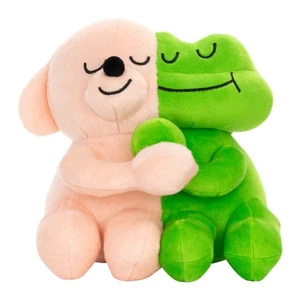 Juguete de peluche suave para abrazar perros y ranas de 19 cm - Peluche para regalos para niños - Imagen 1 de 4
