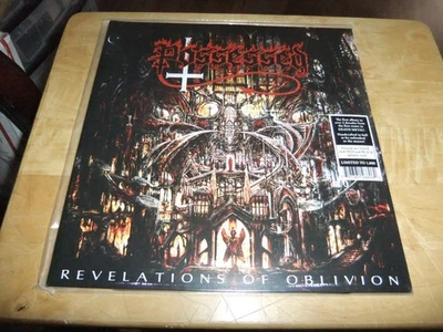 2019 POSSESSED REVELATIONS OF OBLIVION CLEAR RED  BLACK SPLATTER VINYL LE 1000 M - Image 1 of 3