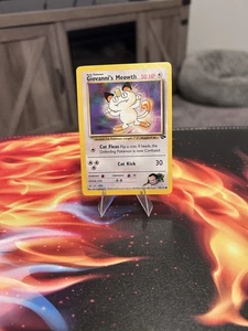 Giovanni's Meowth 74/132 Gym Challenge WOTC Vintage - Picture 1 of 2