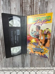 Vtg. HOLLYWOOD ZAP VHS Edition 1987 video Treast Troma Larry Cohen - Picture 1 of 5