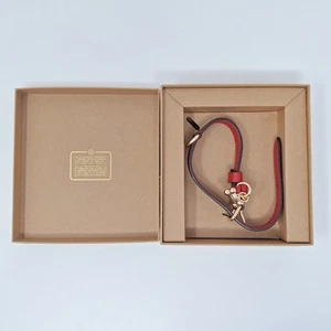 Coach Hunde Haustier Halsband Signatur Canvas braun/schwarz/rot Apfel klein - neu im Karton - Bild 1 von 13