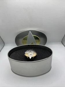 Star Trek Next Generation Insignia Wrist Watch 1999 Wesco 8.5” Strap New Boxed E - Picture 1 of 14