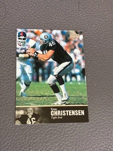 1997 Upper Deck Legends #88 Todd Christensen Oakland Raiders - Picture 1 of 2