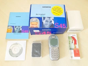 Siemens S45 - Brand NEW in Box - Diamond Silver - First GPRS phone - Picture 1 of 9