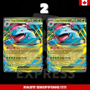 2X Mega Venusaur ex Playset - 003/132 - MEG - NM Raw - Pokemon card - Foto 1 di 1