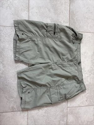 Pantalones Cortos Carga Coleman Hombres Talla XL XLarge 40-42 Nylon Verde Senderismo Camping Foto 1 de 4