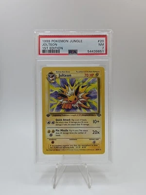 Pokemon Jungle Jolteon 1999 primera edición PSA 7 Foto 1 de 2