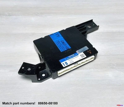 2011-2014 TOYOTA SIENNA A/C AMPLIFIER TEMPERATURE CONTROL MODULE OEM 88650-08180 - Image 1 of 3